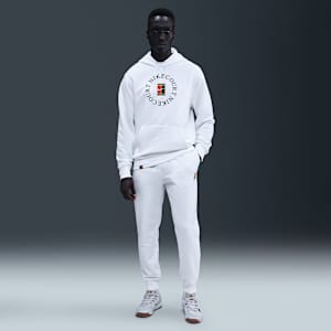 NIKECOURT シナー着用モデル　ホワイト NikeCourt Heritage Men's Dri-FIT Fleece Tennis Joggers. Nike.com